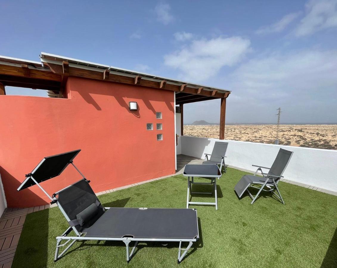 Villa Marie Agradable Y Tranquila Maison Con Piscina Corralejo Extérieur photo